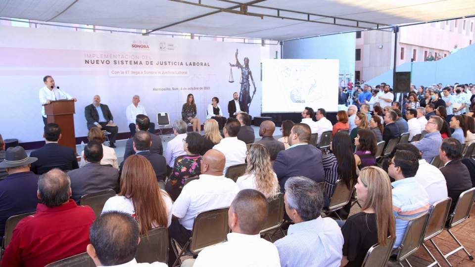 Nuevo Sistema de Justicia Laboral impulsará el desarrollo económico de Sonora: Alfonso Durazo
